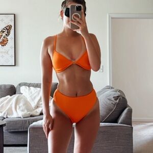 Xhilaration Orange Bikini Set